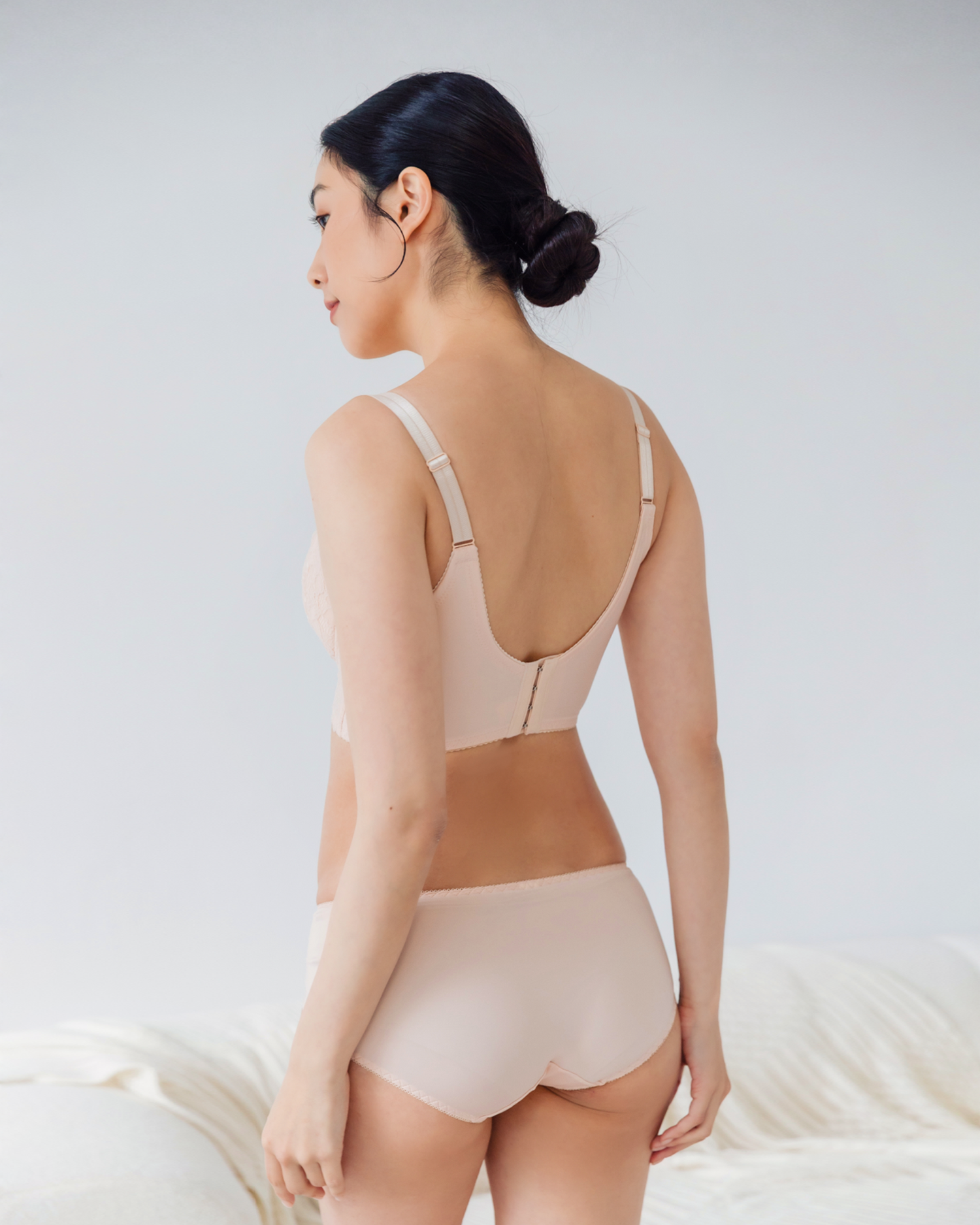 馬甲同款萊卡平口褲 裸 M-XXL